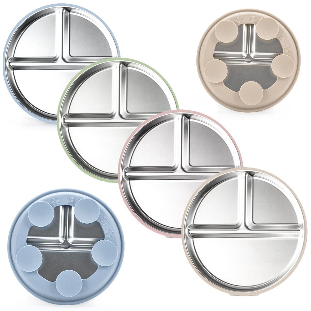 Plate Suction Toddler - Nuovo Piatto per Bambini in Acciaio