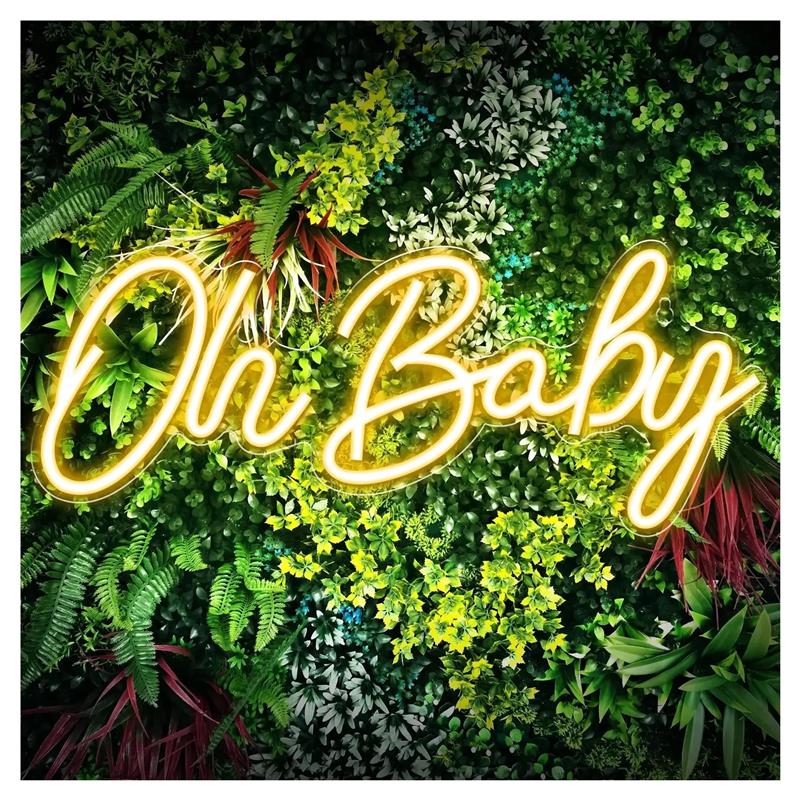 Baby Food Restaurant - Insegne al neon Oh Baby per