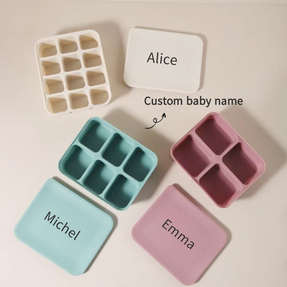 Baby Food Glass Jars - Vassoio per congelatore personalizzato per alimenti