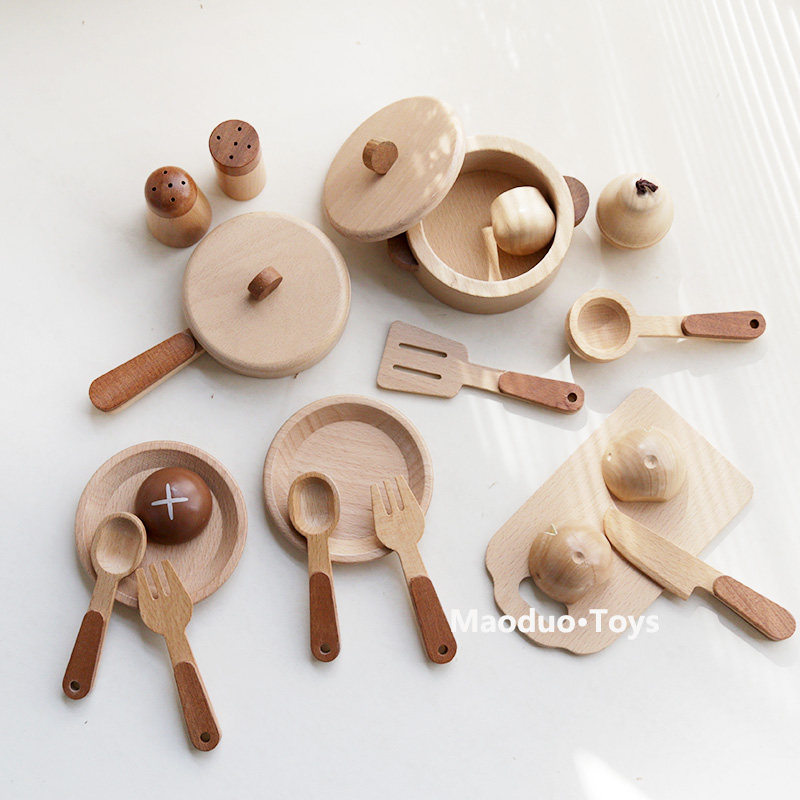Baby Food Utensils - Maoduo Toys Set da Cucina in
