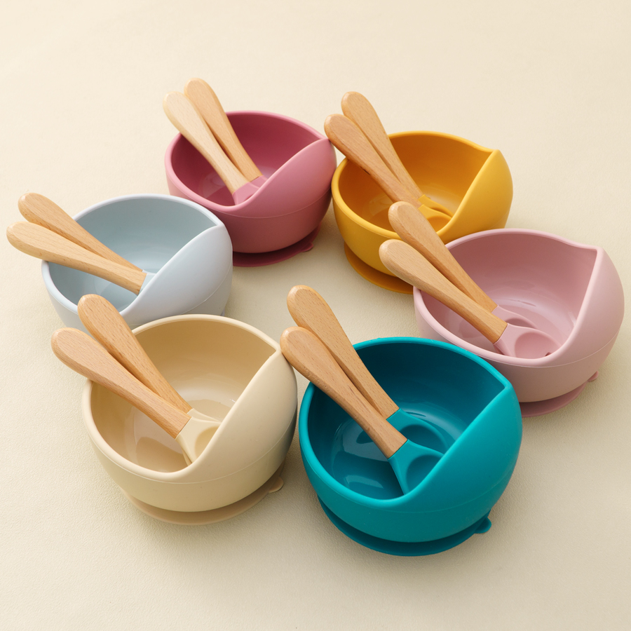 Plate Suction Toddler - Mamaplan 3PCS Set di Alimentazione in