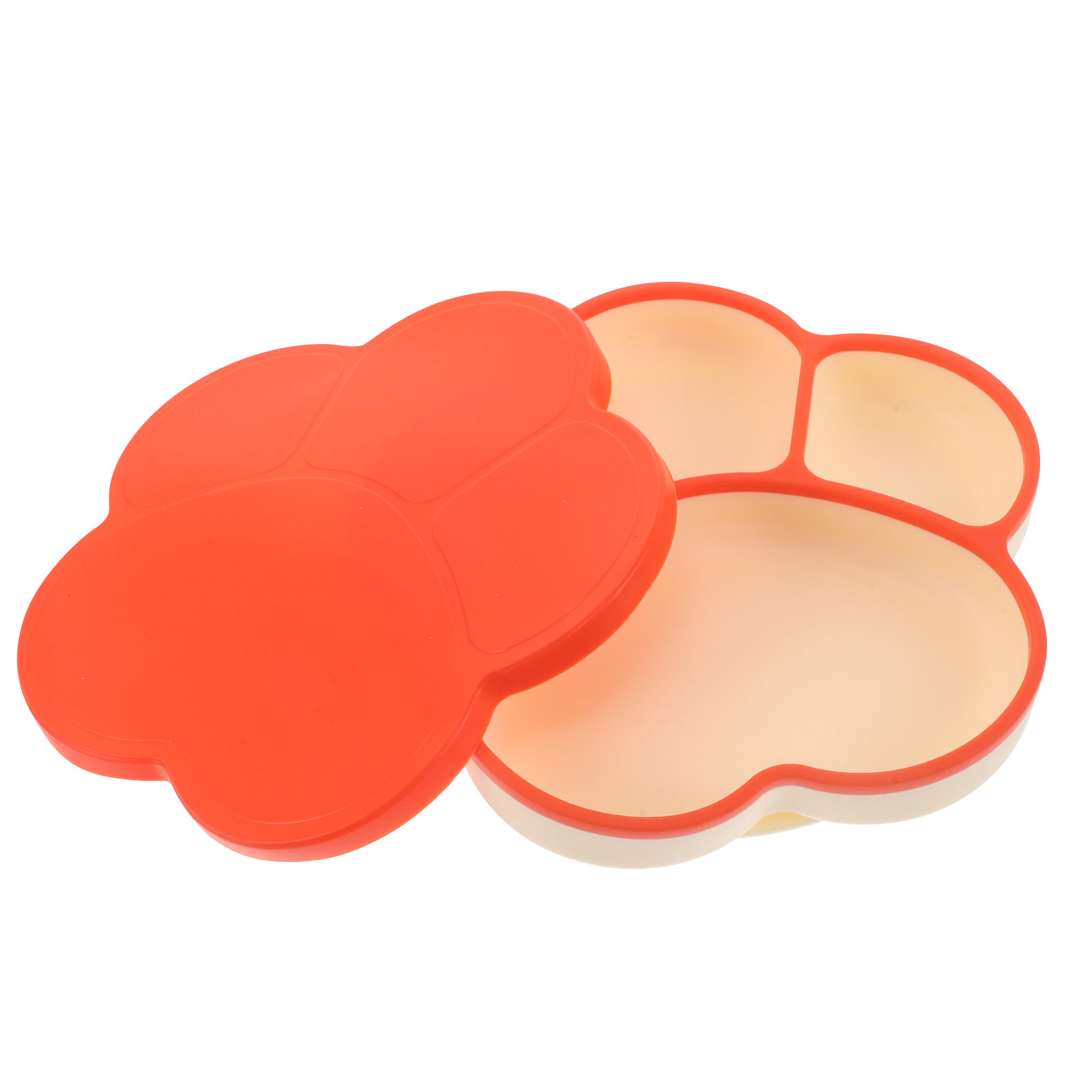 Plate Suction Toddler - Piatto in Silicone con Scomparti e