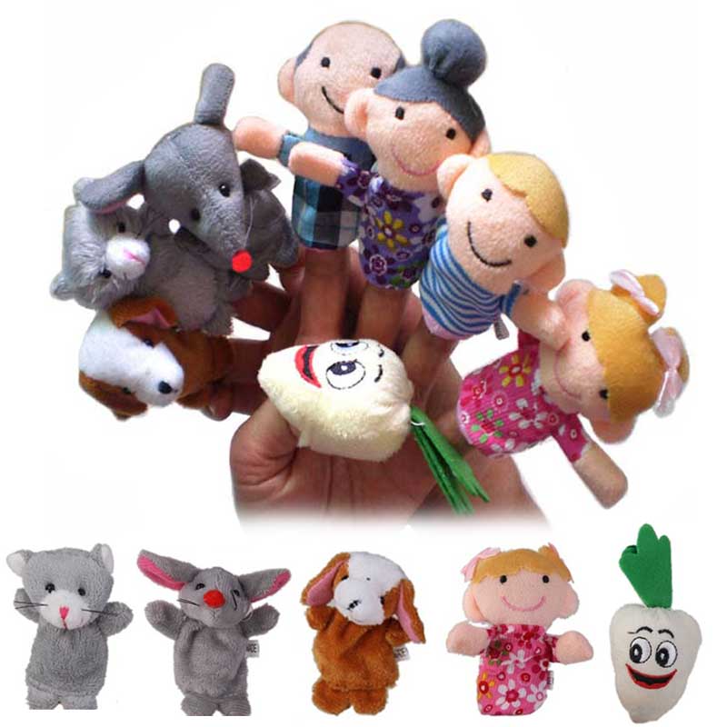 Baby Food Doll - 8 pezzi KidsToy Animali Burattini da