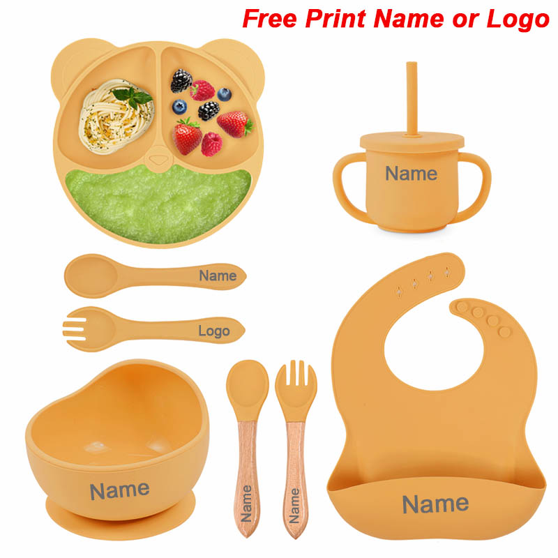 Baby Food Utensil - Set di alimentazione in silicone per