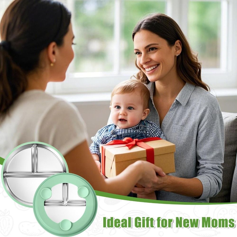 Nuovo Piatto in Acciaio Inossi - Plate Suction Toddler recensione e prezzo
