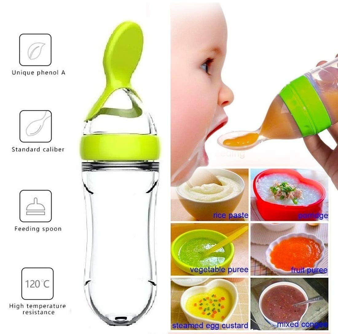 Spremere Biberon Tazza In Sili - Baby Food Utensils recensione e prezzo
