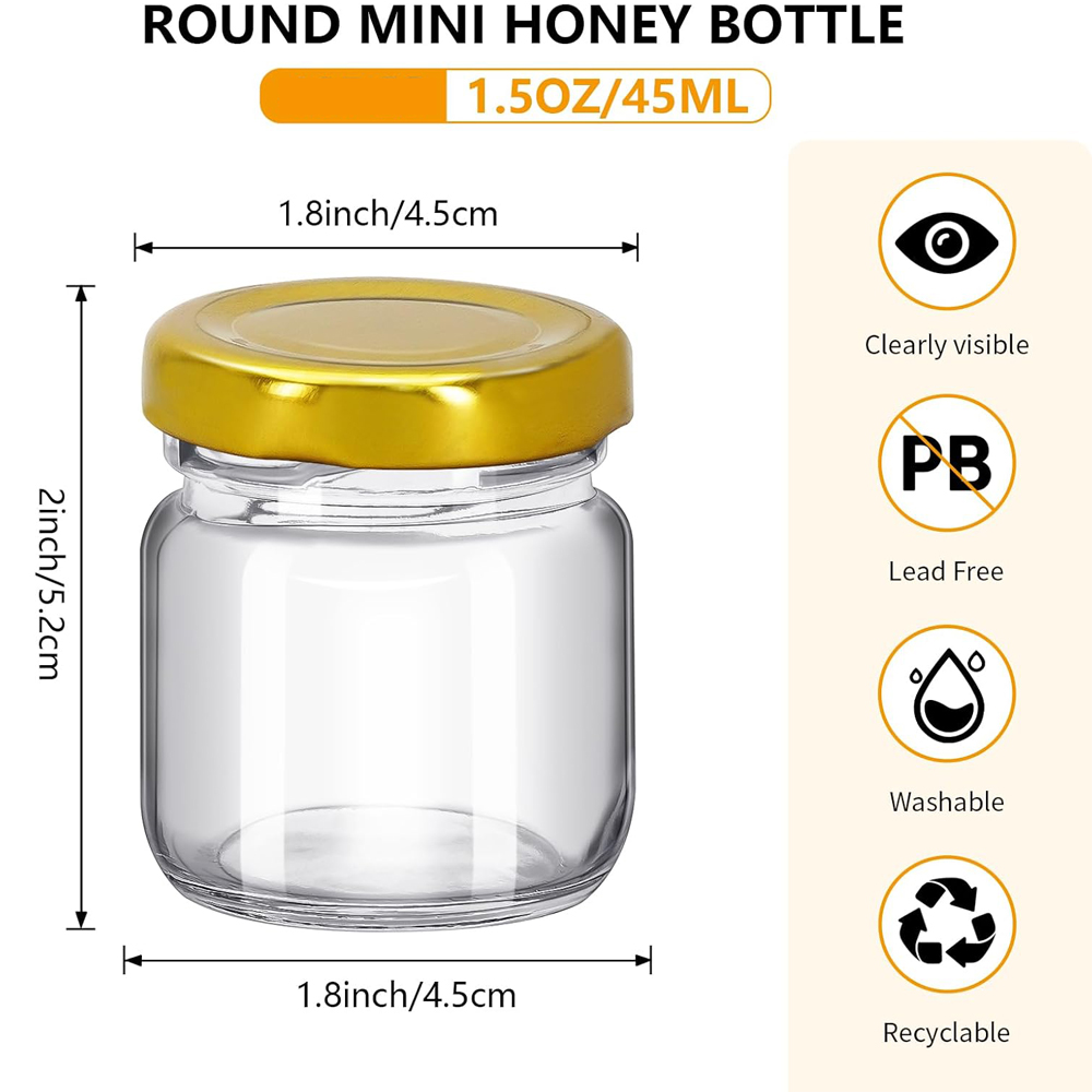 Mini barattoli rotondi traspar - Baby Food Glass Jars recensione e prezzo