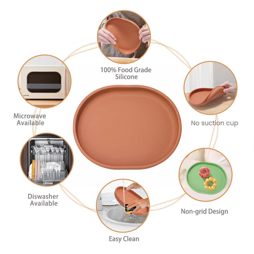 Piatto da pranzo in silicone s - Plate Suction Toddler recensione e prezzo
