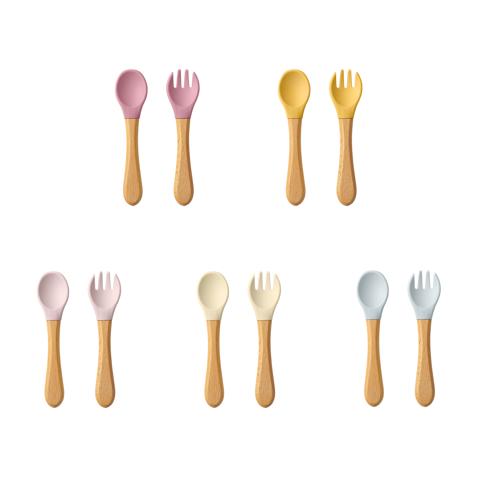 2PCS Cucchiai per l'apprendime - Baby Food Utensils recensione e prezzo