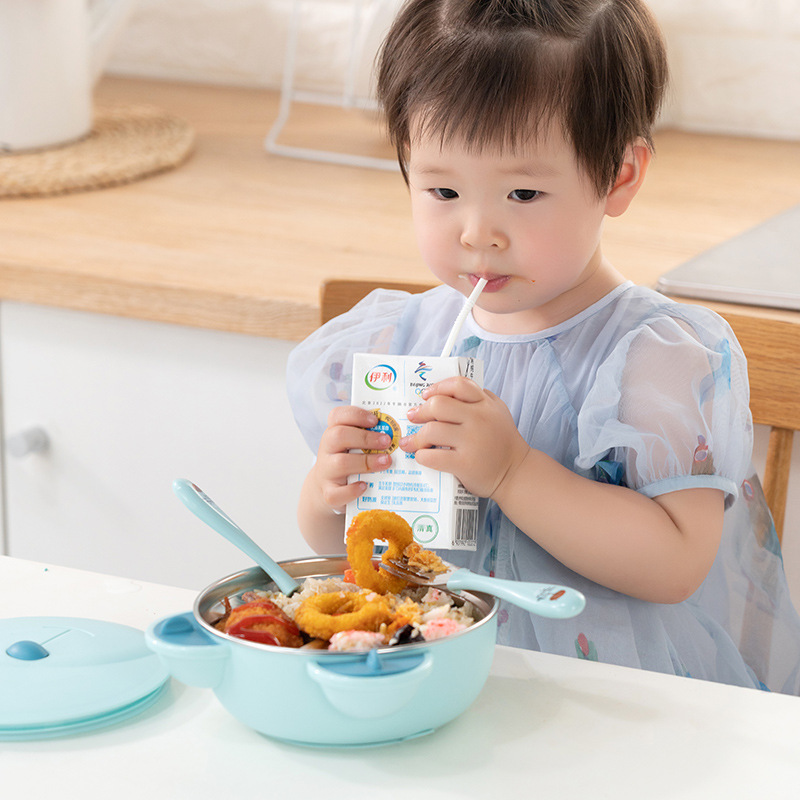 Piatto per bambini in acciaio  - Plate Suction Toddler recensione e prezzo